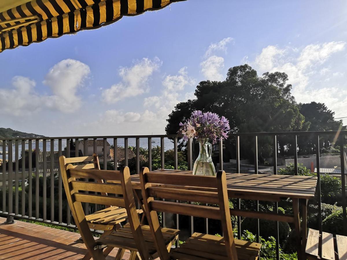 Appartement Cosy Vue Mer A 50 M De La Plage - Refait A Neuf Et Climatise Le Pradet Exterior photo